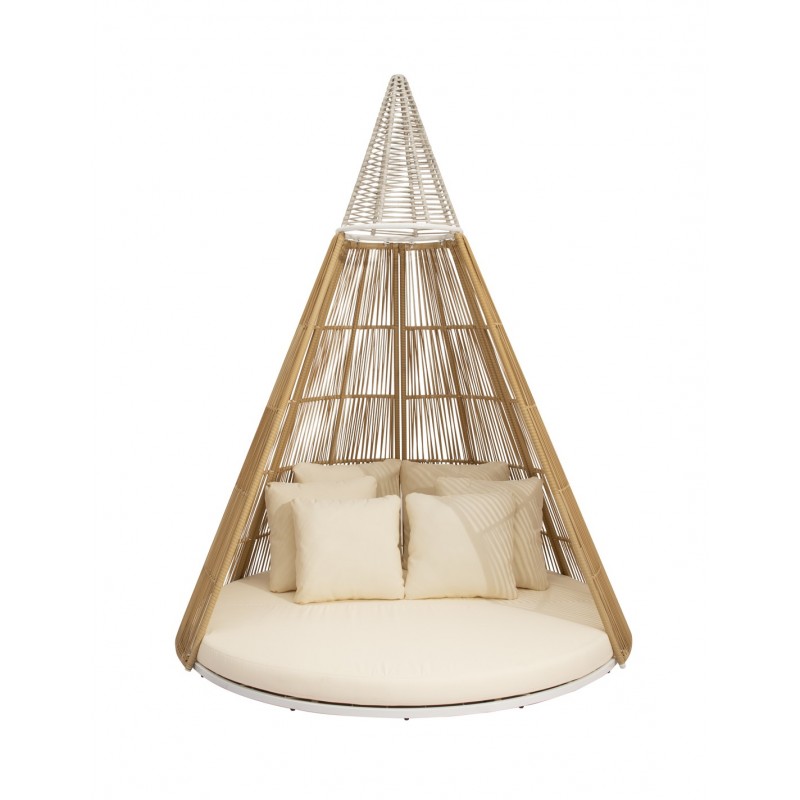 Sunrise Daybed Αλουμινίου  Διαστάσεις  180x185xH250cm Collection Exclusive II Υλικό κατασκευής Αλουμίνιο -Wicker