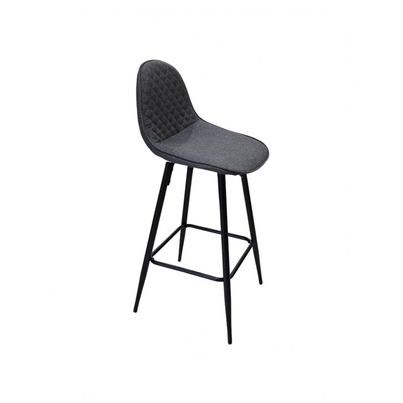 Toto σκαμπό μεταλλικό δερματινη γκρί  ​​​​​​​Κωδικός  45989-117483 Διαστάσεις :45x52x93(65)cm