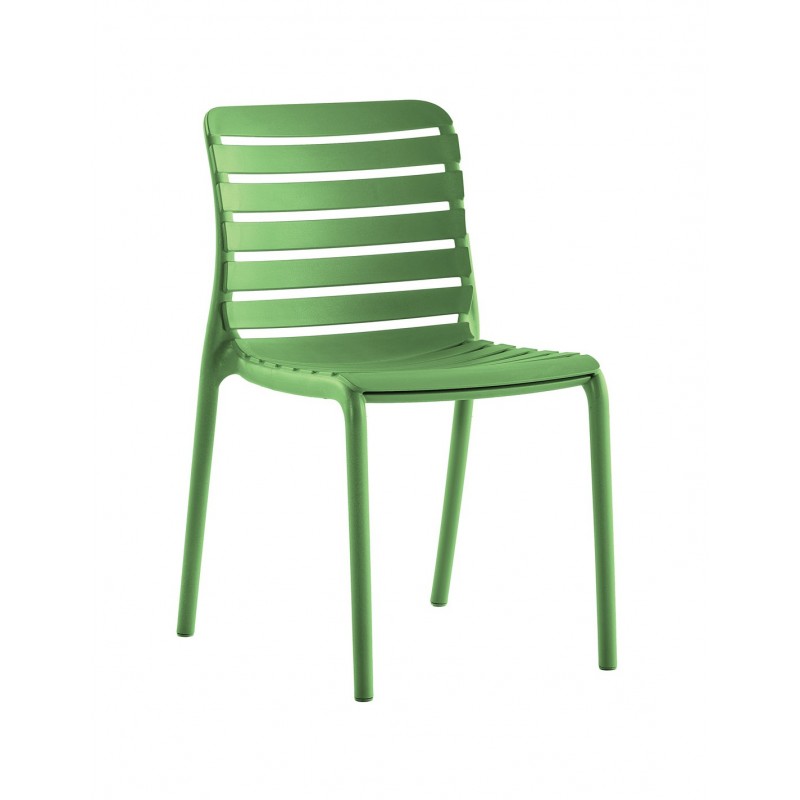 Parm καρέκλα polypropylene μουσταρδί -47x56x82(47)cm