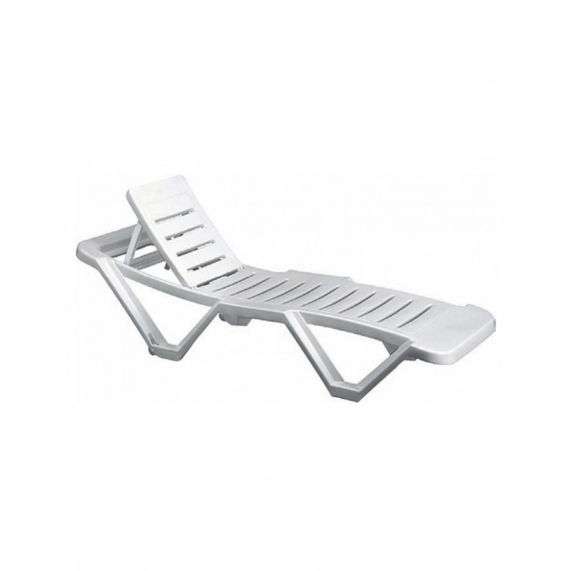 Master ξαπλώστρα πολυπρποπυλενιου λευκό  188x63x47cm  Κωδικός : 822-27299