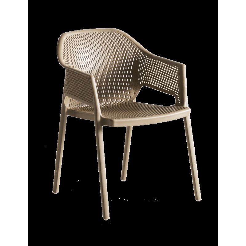 Minush πολυθρόνα 52-Tortora 59x56xH81,5(46,5)cm