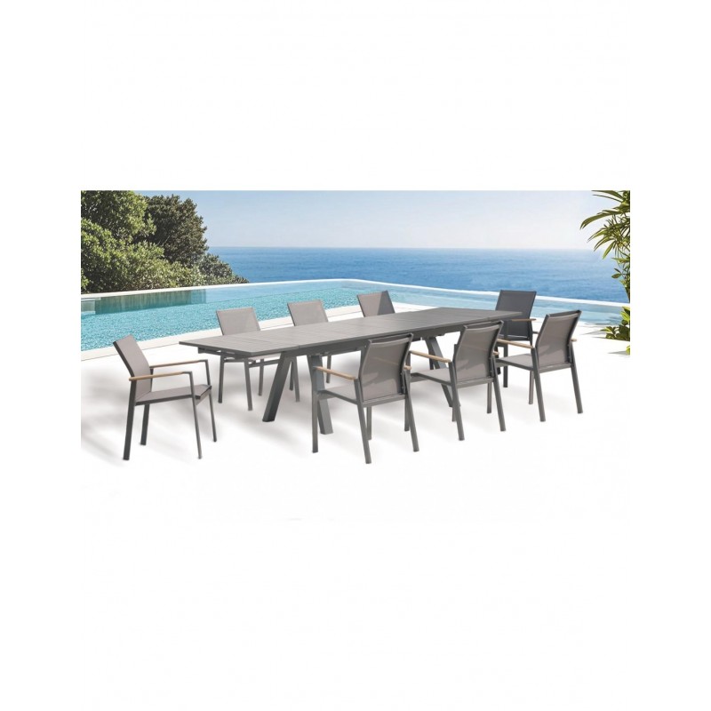 Miro Τραπεζαρία Αλουμινίου Επεκτεινόμενη