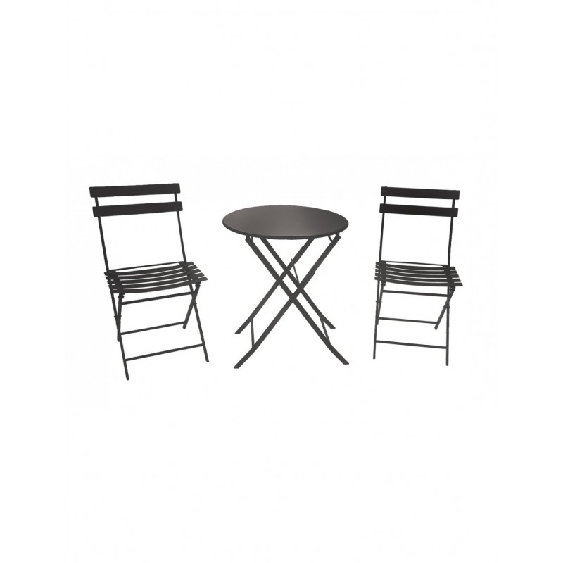 Phoenix set 3τμχ μεταλλικό Ø60  Κωδικός :31854-002 - ανθρακι χρωμα  