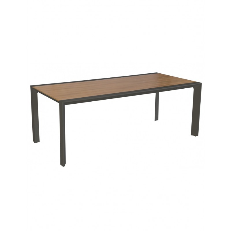 Sedna τραπέζι αλουμινίου Κωδικός : 30013-114972  Διαστάσεις :140x80x75cm   Υλικό κατασκευής :Αλουμίνιο-Polywood