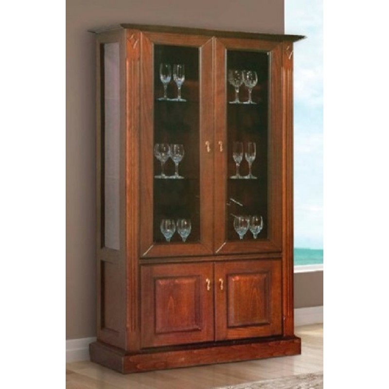 ΒΙΤΡΙΝΑ ΣΑΛΟΝΙΟΥ, ΚΑΦΕ ΟΞΙΑ 90*40*190 cm ΚΩΔ. 108