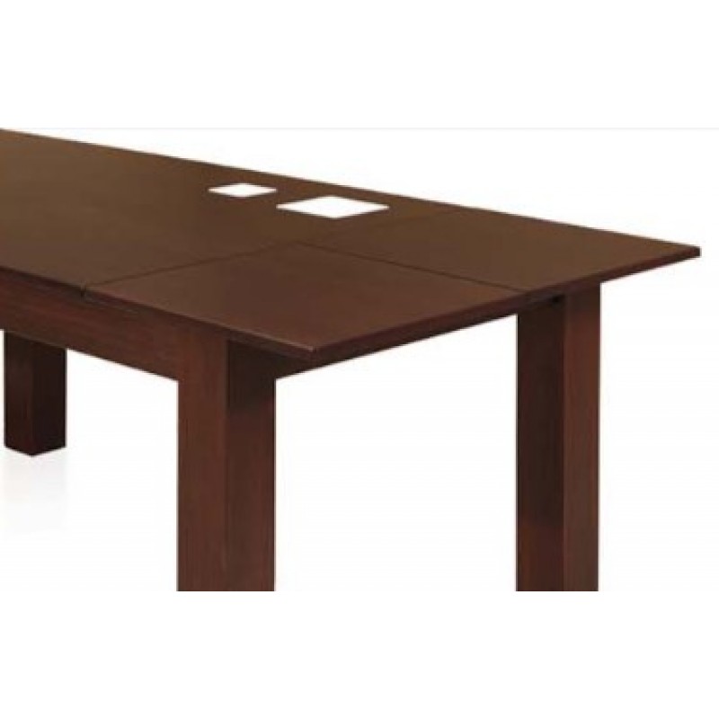 ΤΡΑΠΕΖΙ ΕΣΩΤΕΡΙΚΟΥ ΧΩΡΟΥ ΕΠΕΚΤΕΙΝΟΜΕΝΟ ΑΠΟ ΞΥΛΟ ΟΞΙΑΣ ΚΑΙ ΓΥΑΛΙ BTP 302 (150(+43)Χ90Χ76 ΥΨΟΣ)