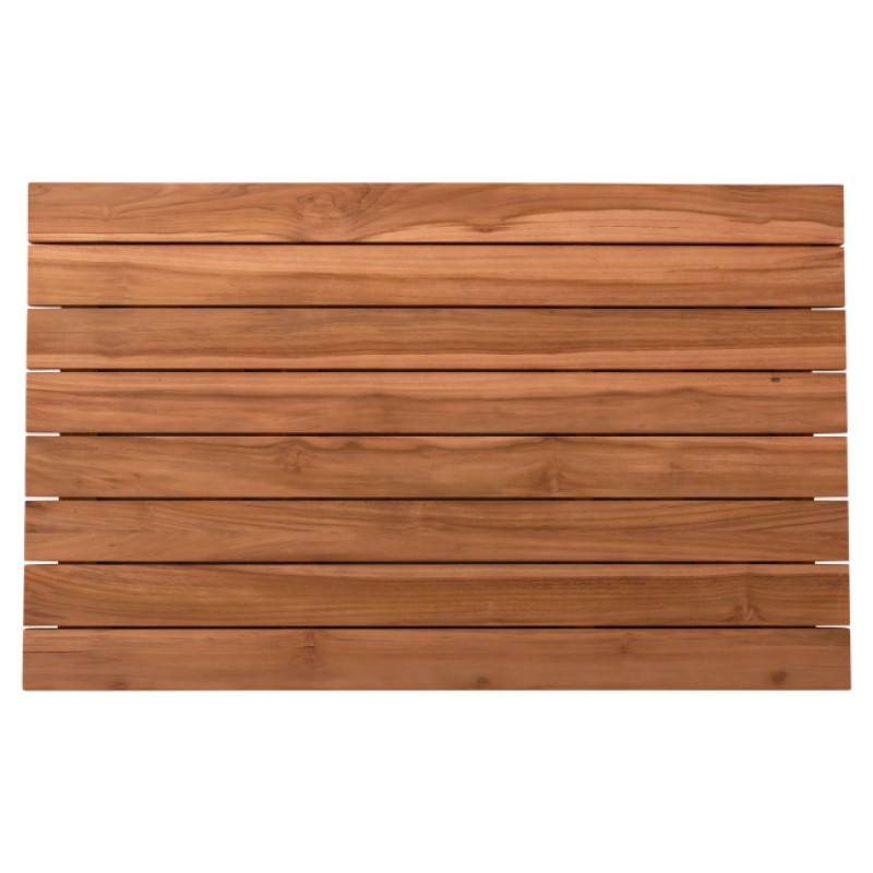 ΕΠΙΦΑΝΕΙΑ ΤΡΑΠΕΖΙΟΥ ΞΥΛΟ TEAK-ΦΥΣΙΚΟ ΟΡΘΟΓΩΝΙΑ HM6138 ΜΑΣΙΦ 130x80x4(πάχος)εκ.