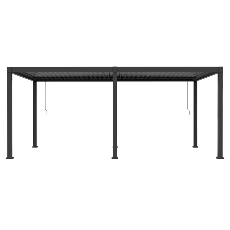 ΠΕΡΓΚΟΛΑ ΑΛΟΥΜΙΝΙΟΥ 5539 G  Διάσταση: 3x6m Χρώμα Ανθρακί