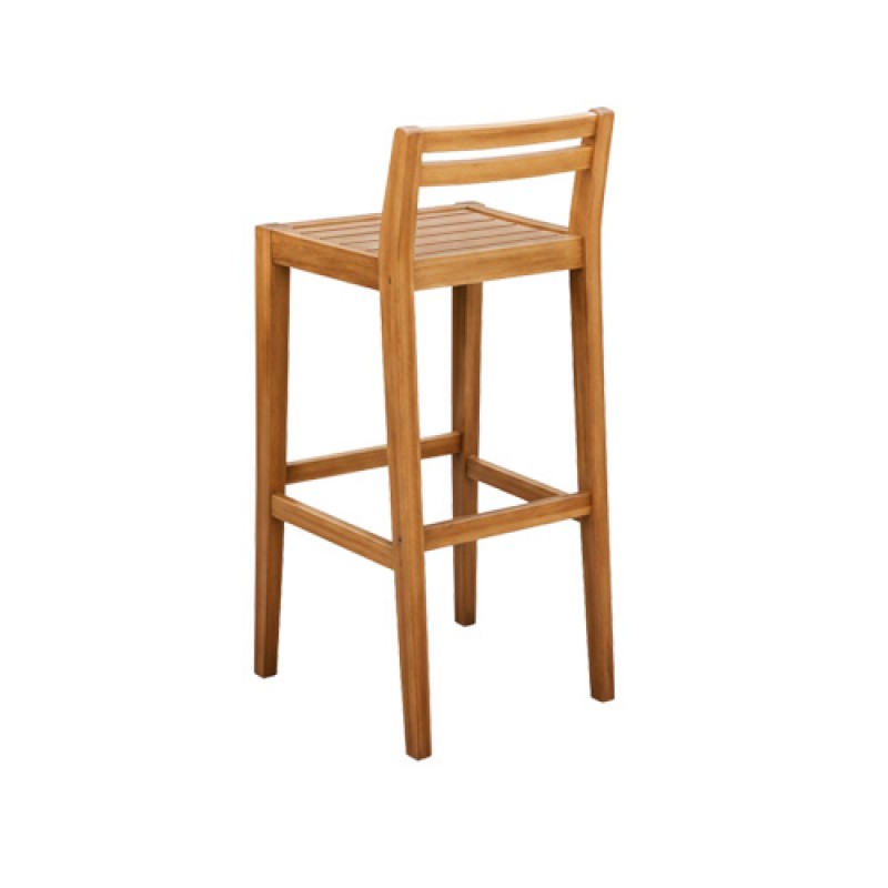 Just 5542 G Σκαμπό μπάρ Teak Διάσταση Μ040xΠ041xΥ75/91cm