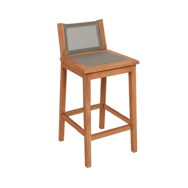 just 5541 G  Σκαμπό μπάρ  μασίφ ξύλο Teak Διάσταση: Μ040xΠ042xΥ086cm