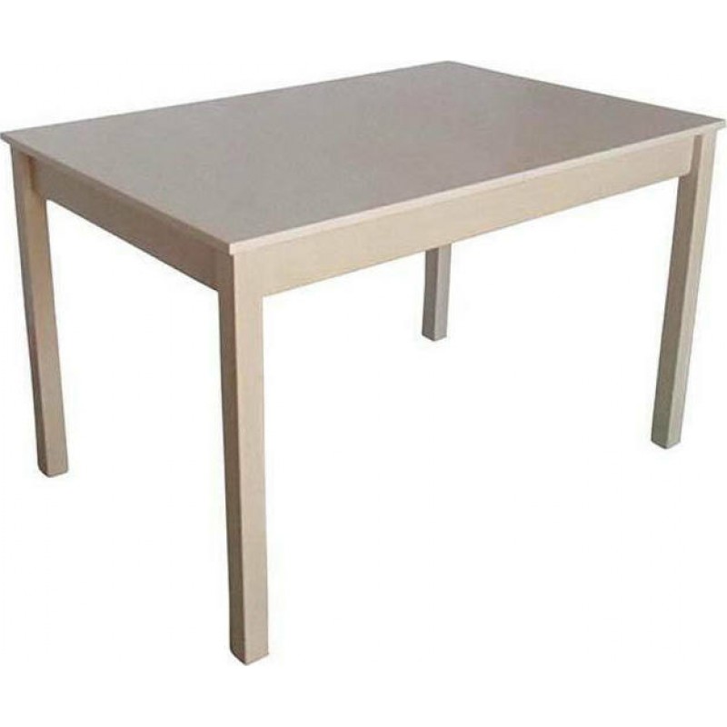 Τραπέζι Τραπεζαρίας Pnelope 1031 In Nature Φυσικό 120x80x75cm