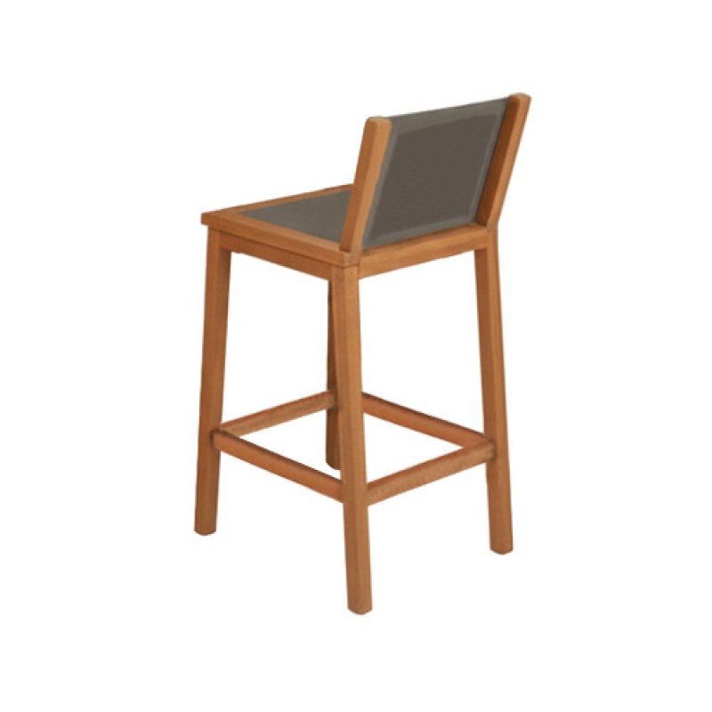just 5541 G  Σκαμπό μπάρ  μασίφ ξύλο Teak Διάσταση: Μ040xΠ042xΥ086cm