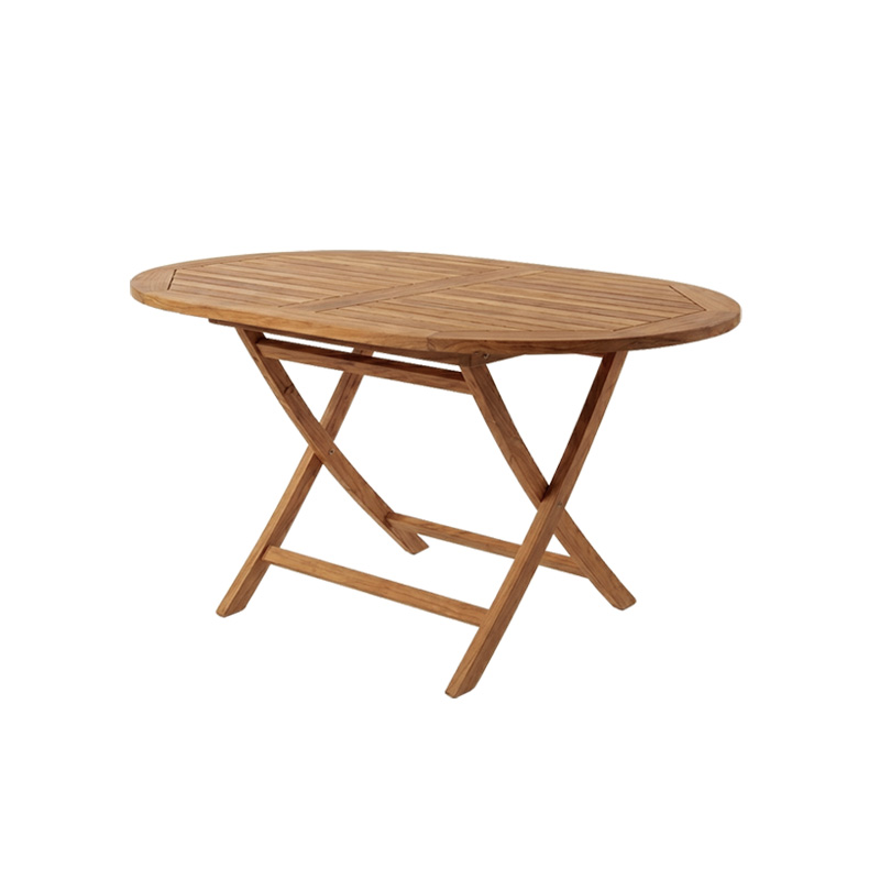 BL 5045 G - Τραπέζι Οβαλ Πτυσσόμενο 140*80  από ξύλο teak