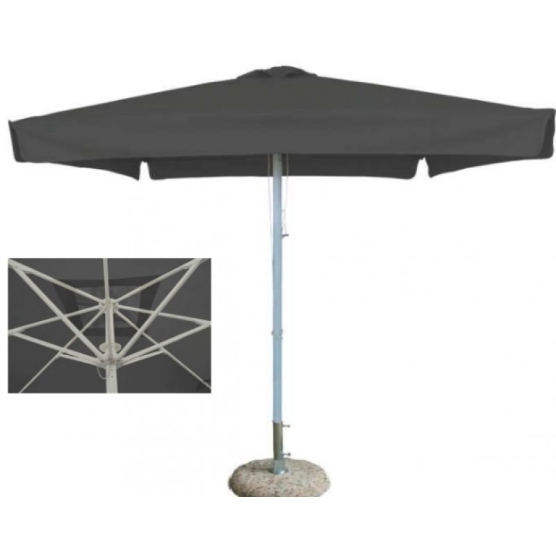 BLIUMIS ΓΚΡΙ ΣΚΟΥΡΟ ΟΜΠΡΕΛΑ ΑΛΟΥΜΙΝΙΟΥ ΕΠΑΓΓΕΛΜΑΤΙΚΗ 3 * 3 m 5224 G 