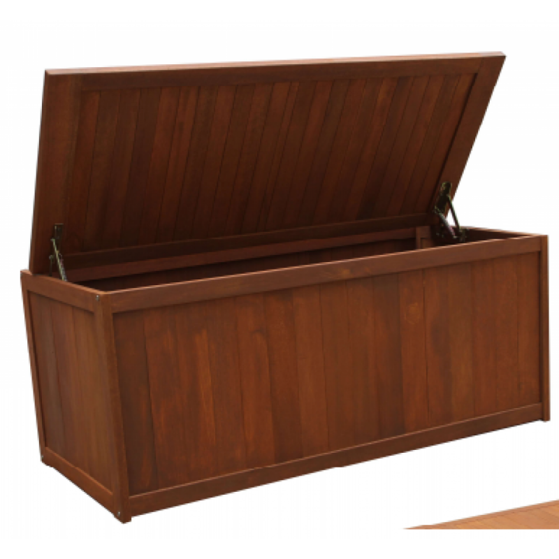 Μπαούλο Από Ξύλο Meranti Καφέ 112.5x52x53.5cm  ΚΩΔΙΚΟΣ: 5298G  