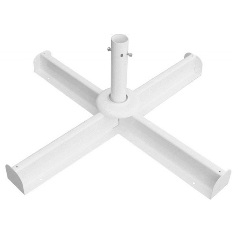 BLIUMIS 5420 G - Βάση ομπρέλας μεταλλική-σταυρός Διάσταση: 105*110*40cm