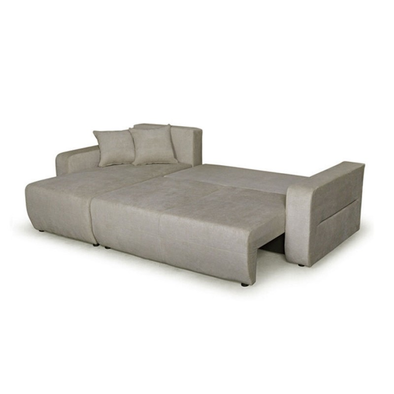 ΓΩΝΙΑΚΟΣ ΚΑΝΑΠΕΣ-ΚΡΕΒΑΤΙ FABIANNA 1102 IN TAUPE 240x149  