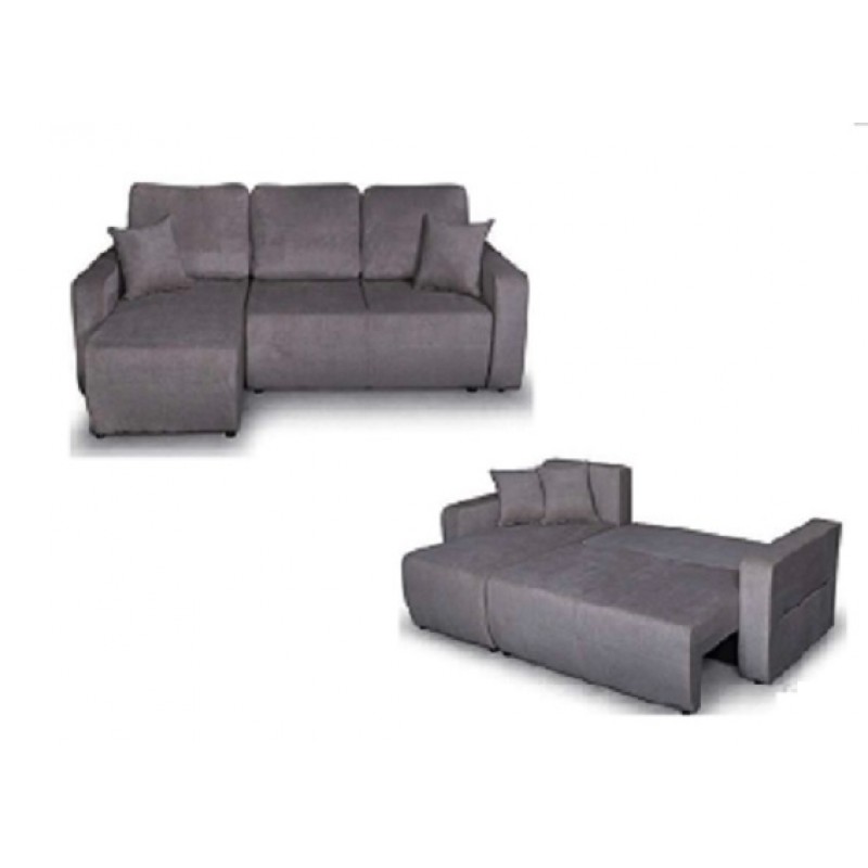 ΓΩΝΙΑΚΟΣ ΚΑΝΑΠΕΣ FABIANNA 1102 IN ASH -  Διάσταση: 240*149cm  