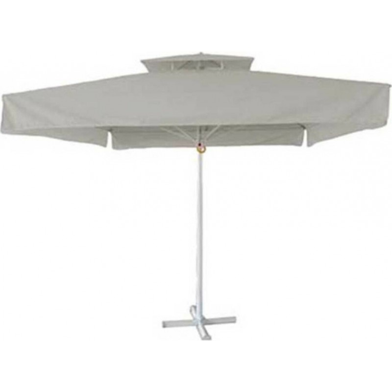 Bliumis 5139 G  Ομπρέλα αλουμινίου τετράγωνη  Βαρέου τύπου επαγγελματική  350 * 350 cm