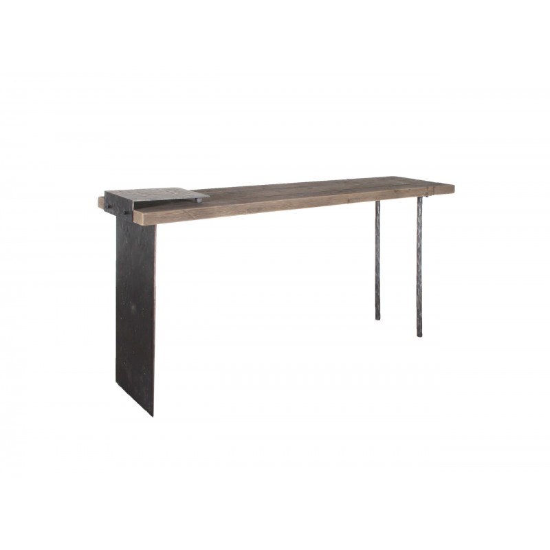 ΚΟΝΣΟΛΑ ΜΕ ΣΙΔΕΡΟ ELM NATURAL ‘160x40x80’ 1319076