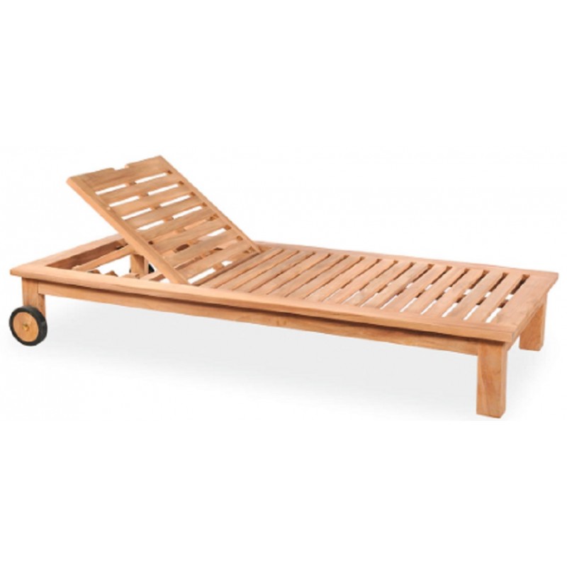  ΒΤΖΑ  Robinson   Ξύλινη Ξαπλώστρα από Teak 200 Χ 85 Χ 30Η  Κωδικός προϊόντος: 800 