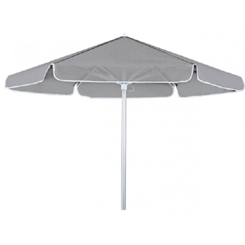 BTZA  Σύρος ΚΩΔΙΚΟΣ:Φ200  Ομπρέλα στρογγυλή  Φ200 με σκελετό αλουμινίου  Ανοδιωμένο σε φυσικό χρώμα 