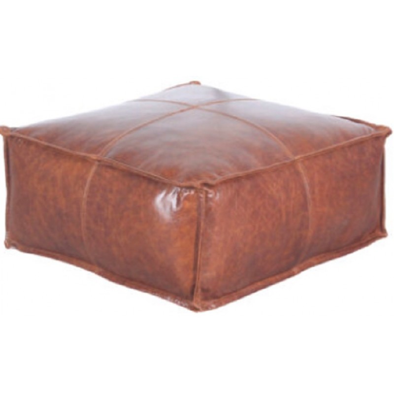 ΠΟΥΦ ΜΕ ΚΑΦΕ ΔΕΡΜΑ ’65x65x30′ Κωδικός προϊόντος: 1880059 