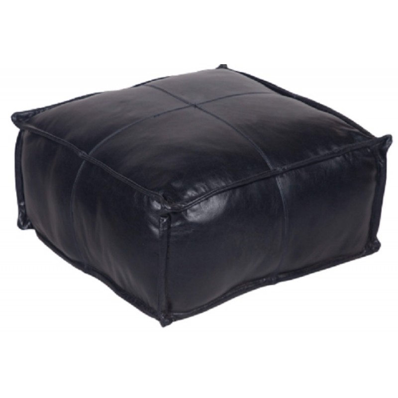 ΠΟΥΦ ΜΕ ΜΑΥΡΟ ΔΕΡΜΑ ’65x65x30′  Κωδικός προϊόντος: 1880060