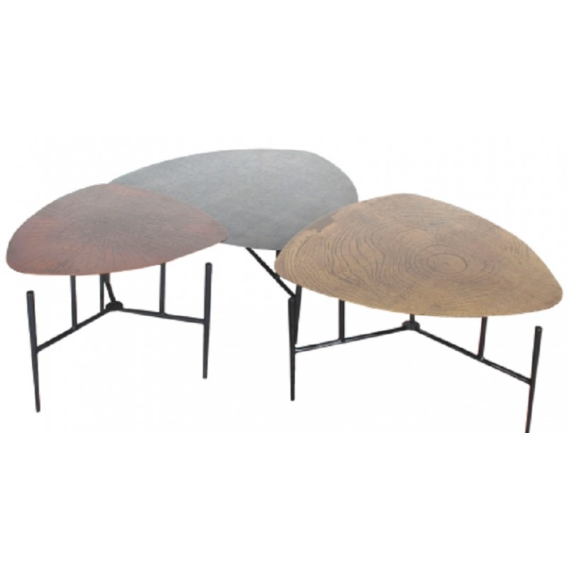 ΤΡΑΠΕΖΙΑ ΣΑΛΟΝΙΟΥ ΣΕΤ 3 ’93x93x35 + 76x76x41 + 62x62x44′  ΥΛΙΚΟ ΜΕΤΑΛΛΟ Κωδικός προϊόντος: 0477111