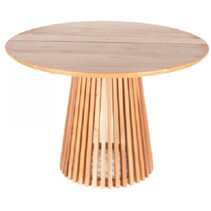  ΤΡΑΠΕΖΙ ΡΟΤΟΝΤΑ ΑΠΟ ΞΥΛΟ TEAK  110cm ‘110x110x76’ Κωδικός προϊόντος: 2490100  