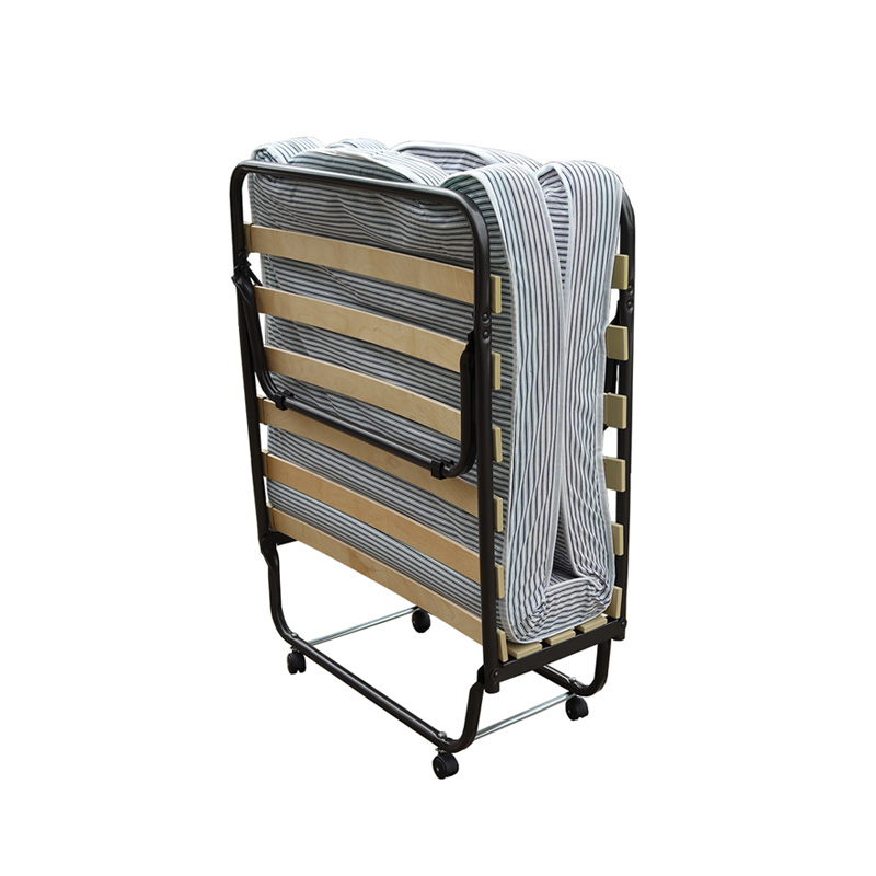 ΜΕΤΑΛΛΙΚΟ ΠΤΥΣΣΟΜΕΝΟ ΚΡΕΒΑΤΙ DARIO 5127 G ΜΠΛΕ 80x190εκ