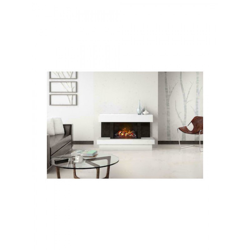 Dimplex Cassette 400/600 Επιδαπέδιο Ηλεκτρικό Τζάκι 125W 41x18cm Μαύρο Κωδικός: 29590703