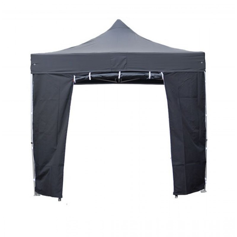 Πλαϊνό με Πόρτα - Μαύρο 3x2,05m 