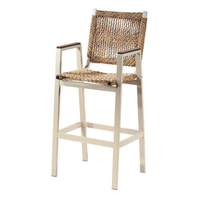 Σκαμπό Αλουμινίου με  σχοινι  S648  