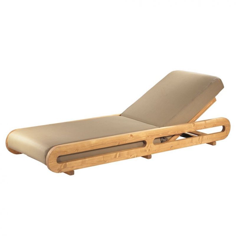 XA44  Ξαπλώστρα από μασίφ έλατο. Διαστάσεις  