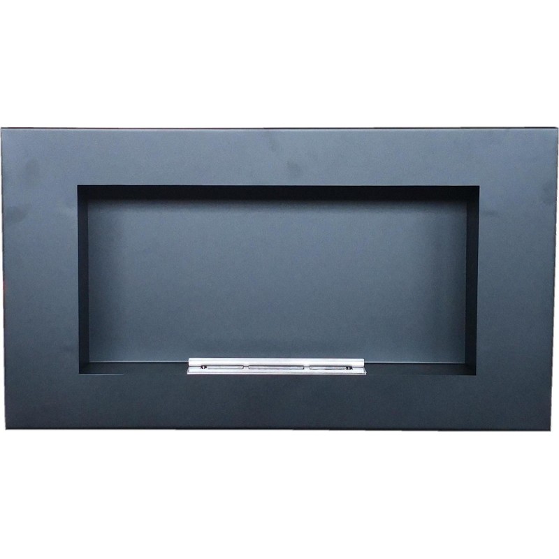 EcoHot Βio Comfort 02 Επιτοίχιο Τζάκι Βιοαιθανόλης Εσωτερικού Χώρου Μαύρο 