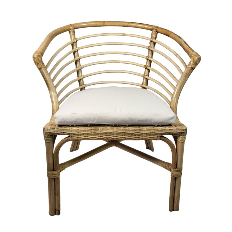 IVANA  6565657  Καρέκλα από bamboo και Rattan ιδανική για εσωτερικό και εξωτερικό χώρο. 