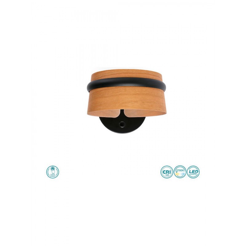 ΦΩΤΙΣΤΙΚΟ ΕΠΙΤΟΙΧΟ LOOP LED 6W 2700K 24x13cm N. 29565