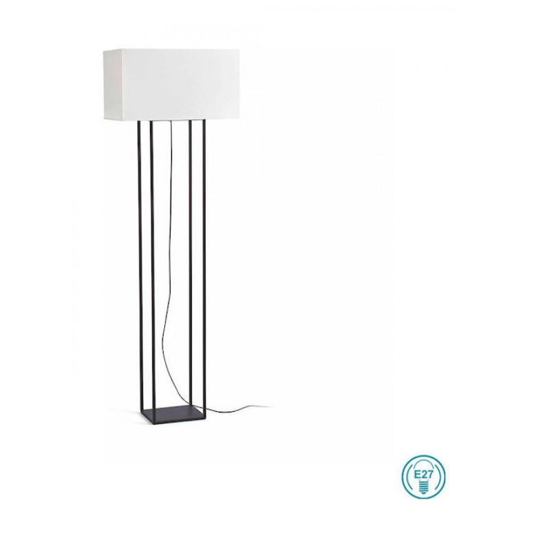 Επιδαπέδιο φωτιστικό Vesper λευκό μπεζ καφέ Faro Barcelona-29979-Καφέ 29979