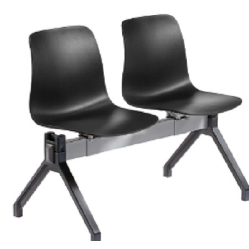 UNIK PG  cod.178.--/PG2P-- (100 cm) Παγκάκι αναμονής  γραφείου  πολυπροπυλένιο  100*55*80  cm