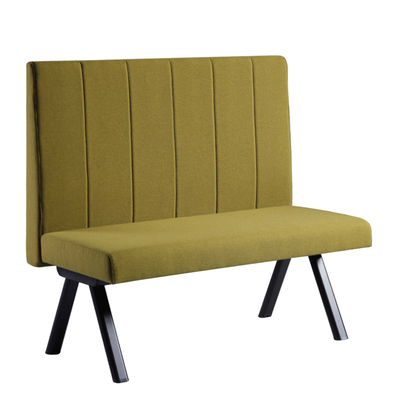 Gaber SOCIAL-IZE  (cod.264.__/IEPK__)Καναπές  με δερματίνη λαδί χρώμα  διαστάσεις 120*62*110 cm ιδανικό για καφετέριες , γραφεία