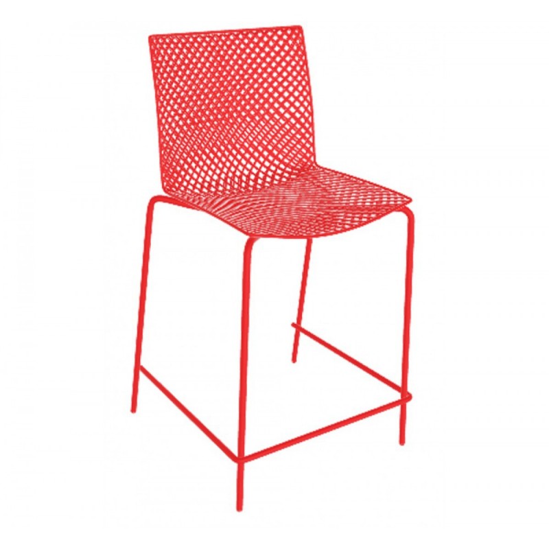 Fuller (75) σκαμπό barΚΟΚΚΙΝΟ Ύψος καθίσματος 75cm 52x55x109(75)cm