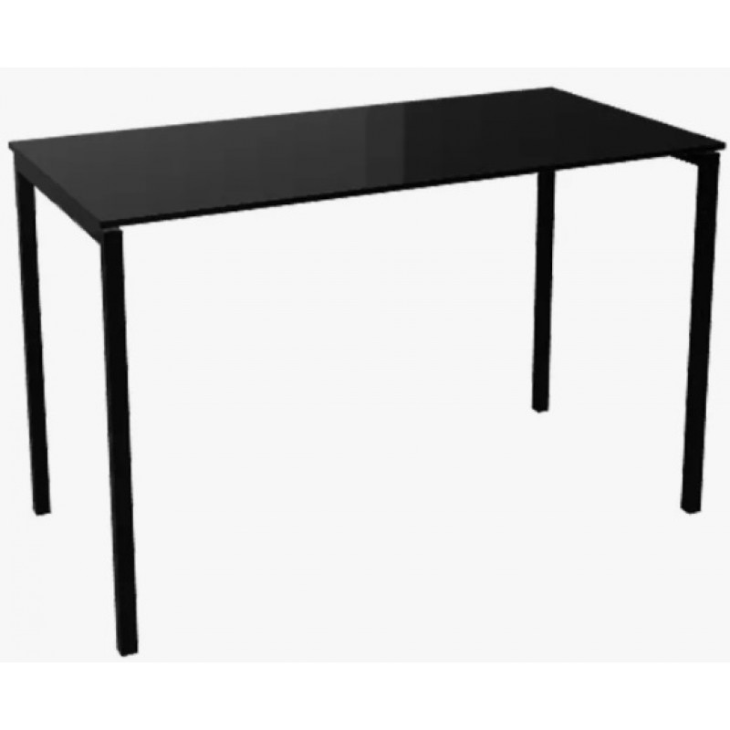  Gaber Claro slim  160*70*75cm  Τραπέζι  τεχνοπολυμέριου  με επιφάνεια laminate χρώμα μαύρο   - κατάλληλο για εξωτερικό χώρο  