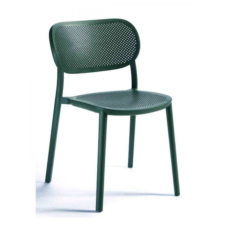 Nuta καρέκλα Technopolymer 52x55x79(45)cm forest green number 23