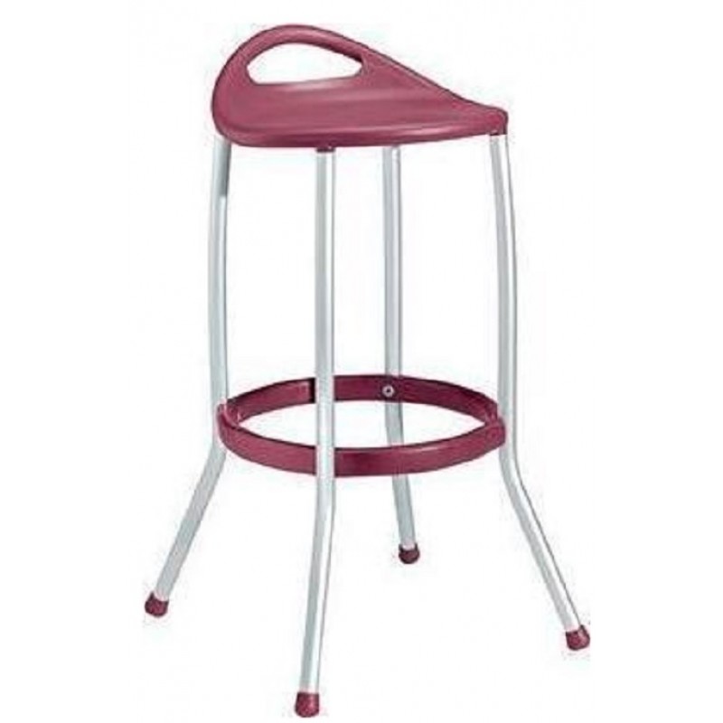Gaber max h80  Σκαμπό μπαρ ( 80 cm ) αλουμινίου και κάθισμα τεχνοπολυμερίου 