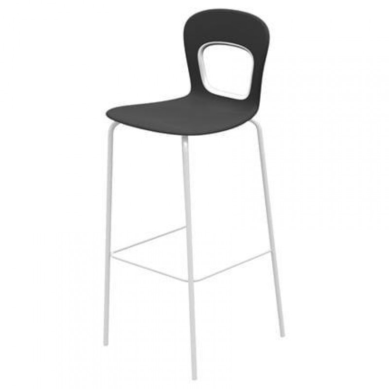 Gaber Blog  68  Σκαμπό bar - κουζίνας ( 68 cm ύψος  καθίσματος  τεχνοπολυμέριο και  βάση χρωμίου )