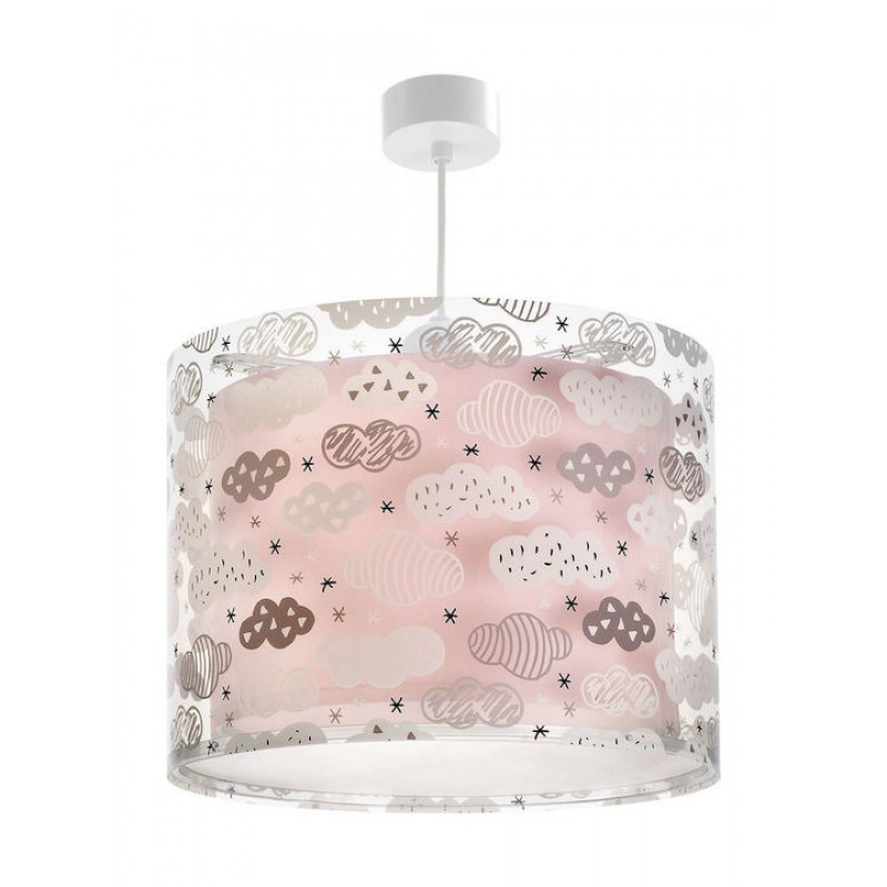 Clouds Pink κρεμαστό παιδικό φωτιστικό (41412[S])