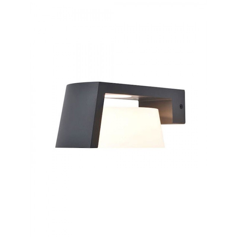 Φωτιστικό Τοίχου Light Moon 5206001118 16x21,7x9,6cm 3000-4000K 1000Lm Dark Grey Lutec