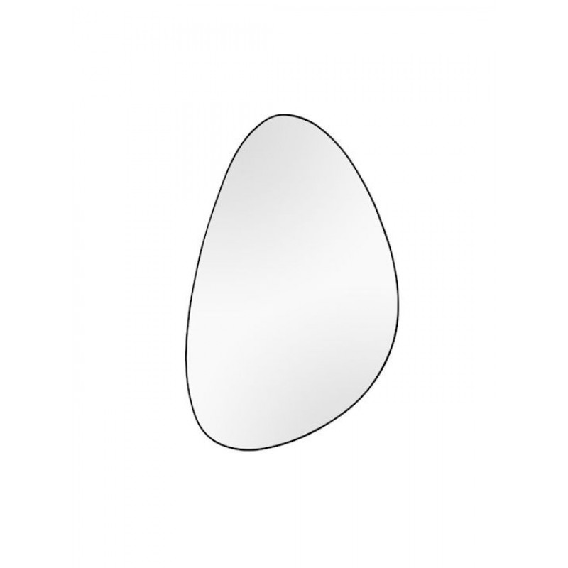 Καθρέπτης Τοίχου Ida 2070102 40x60cm Black Mirrors & More Μέταλλο