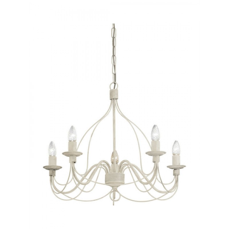 IDEAL LUX 5ΦΩΤΟΣ ΠΟΛΥΕΛΑΙΟΣ ΜΕΤΑΛΛΙΚΟΣ ΑΝΤΙΚΕ ΛΕΥΚΟΣ CORTE SP5 005881